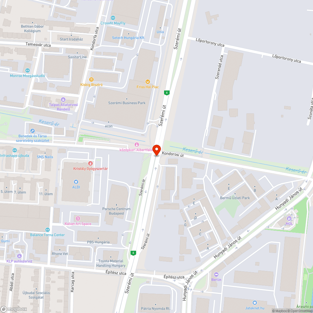 Hiányos utcanévtábla bejelentés helye