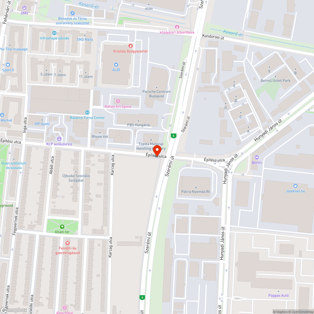 Évek óta gondozatlan járda és kerékpárút bejelentés helye