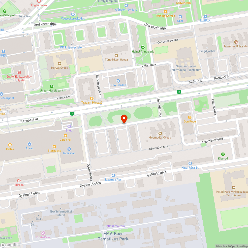 Elhagyott Suzuki bejelentés helye