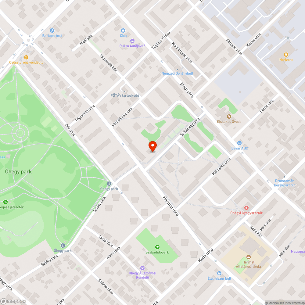 Elhagyott Astra bejelentés helye