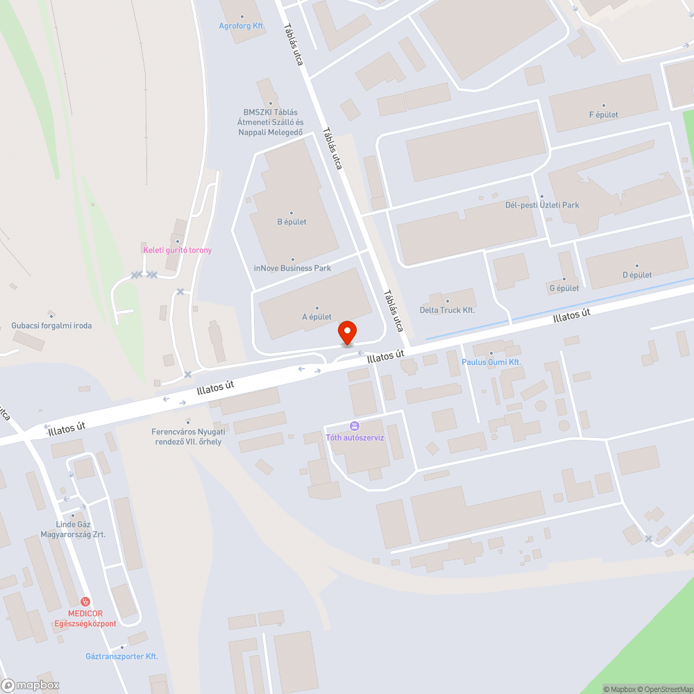 Buszmegálló hiánya bejelentés helye