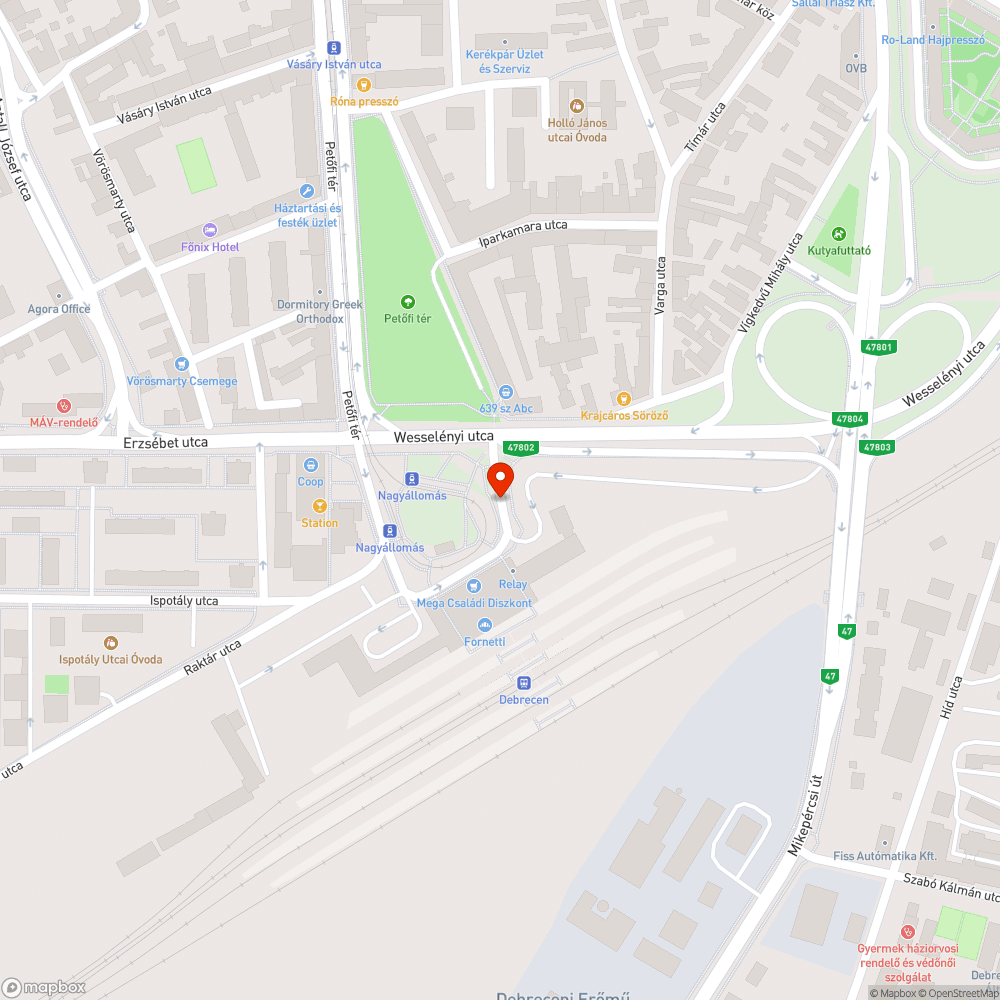 Nagyállomás 90y bejelentés helye