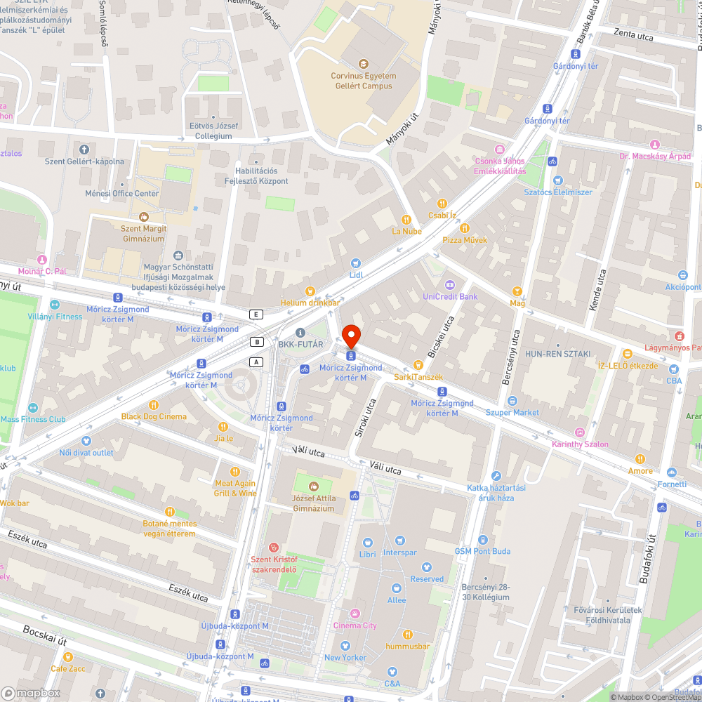 Firkált megállóhely üveg bejelentés helye