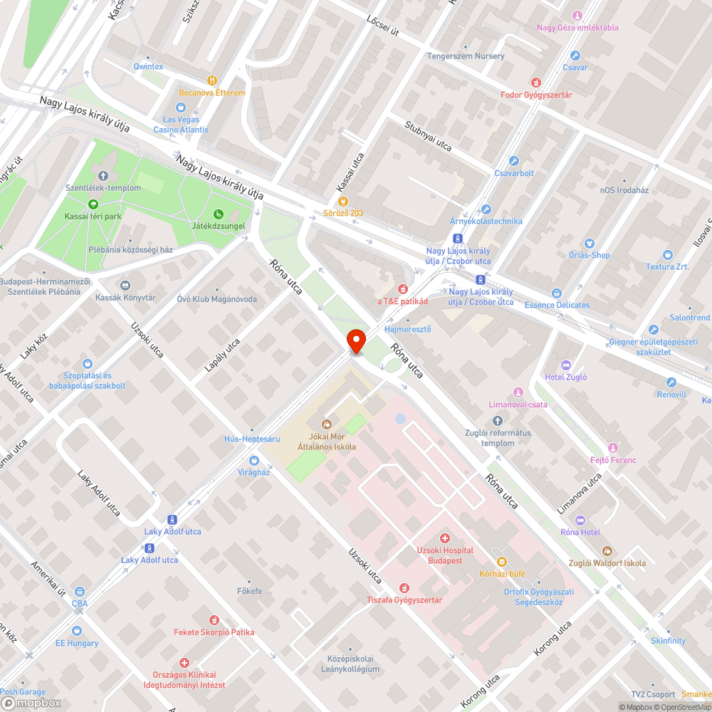 Gyalogos kozlekedesi lampa bejelentés helye