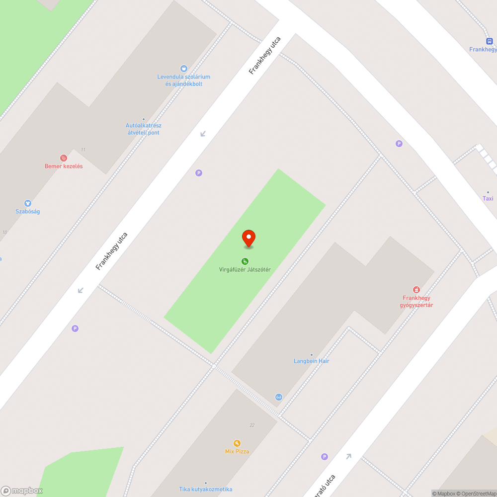 Hiányzó hinták a Virágfüzér játszótéren bejelentés helye