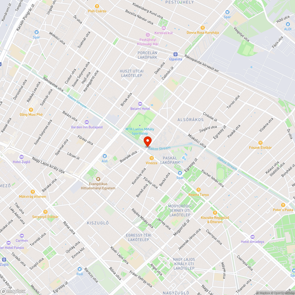 Elhanyagolt járda és gyalogoshíd bejelentés helye