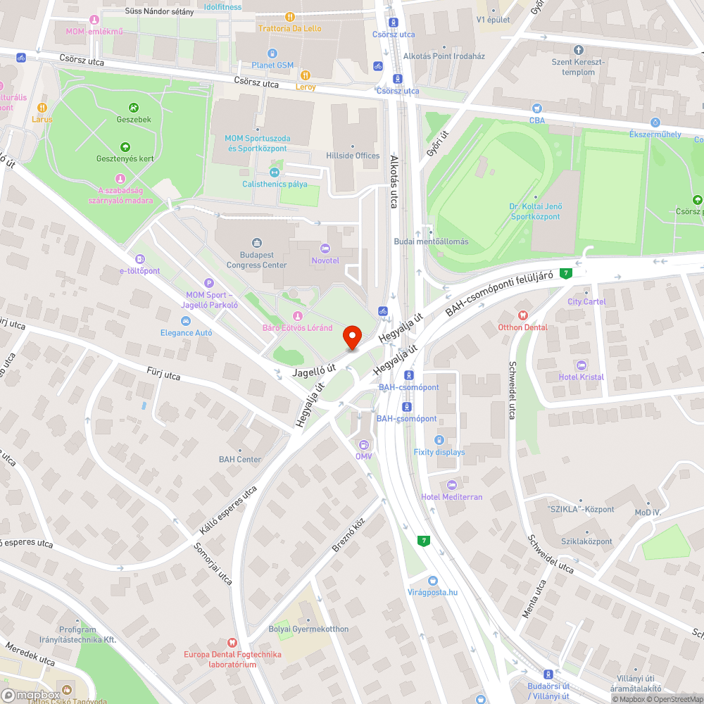 Hiányzó fedőlap (BAH-csomópont) bejelentés helye