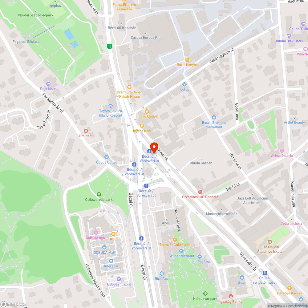 Kiégett led csíkok bejelentés helye