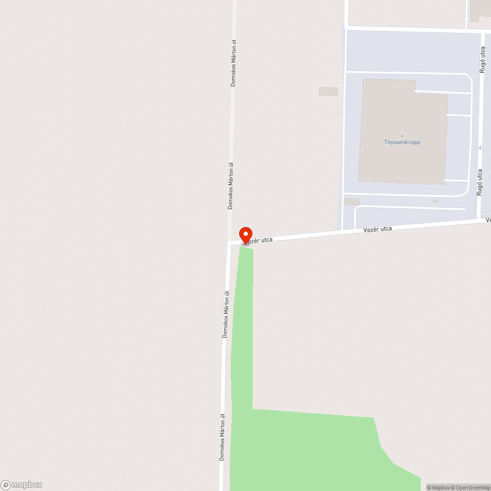 Szemét Debrecen észak-nyugati határában bejelentés helye