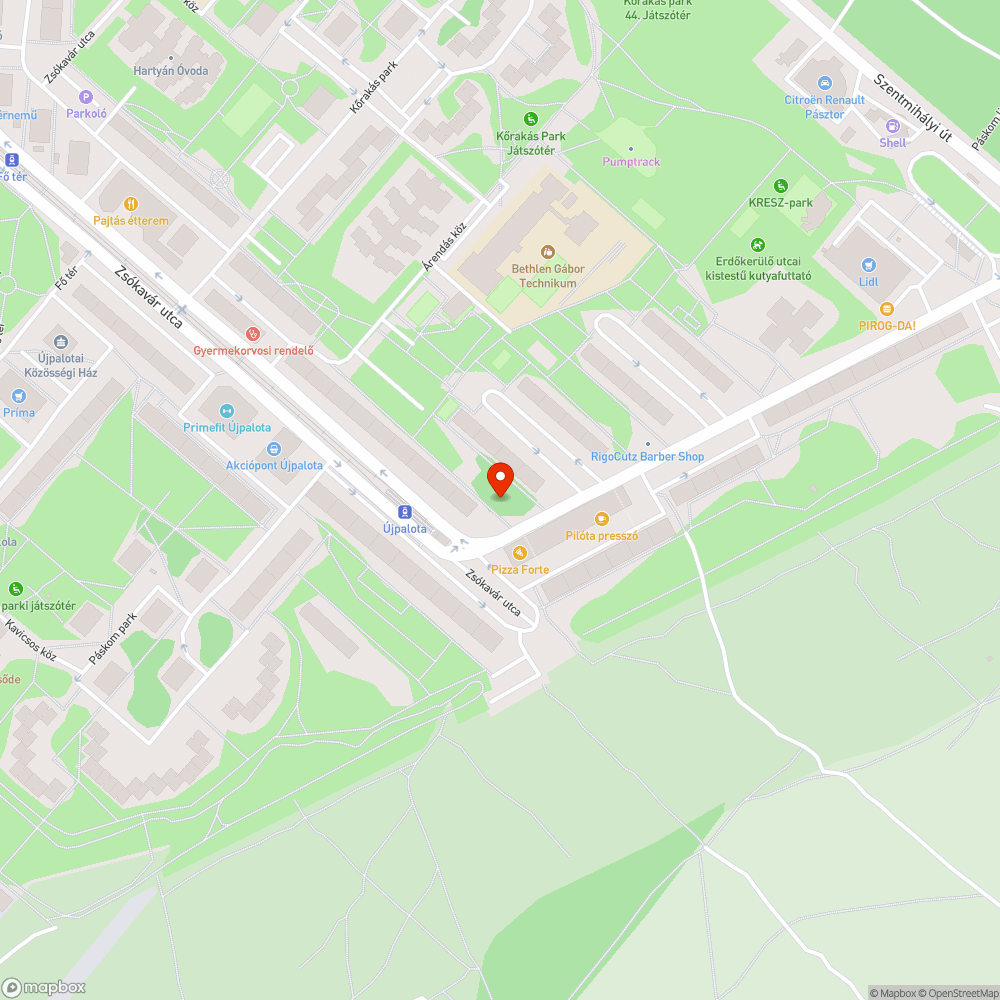 Kidobott kanapé bejelentés helye