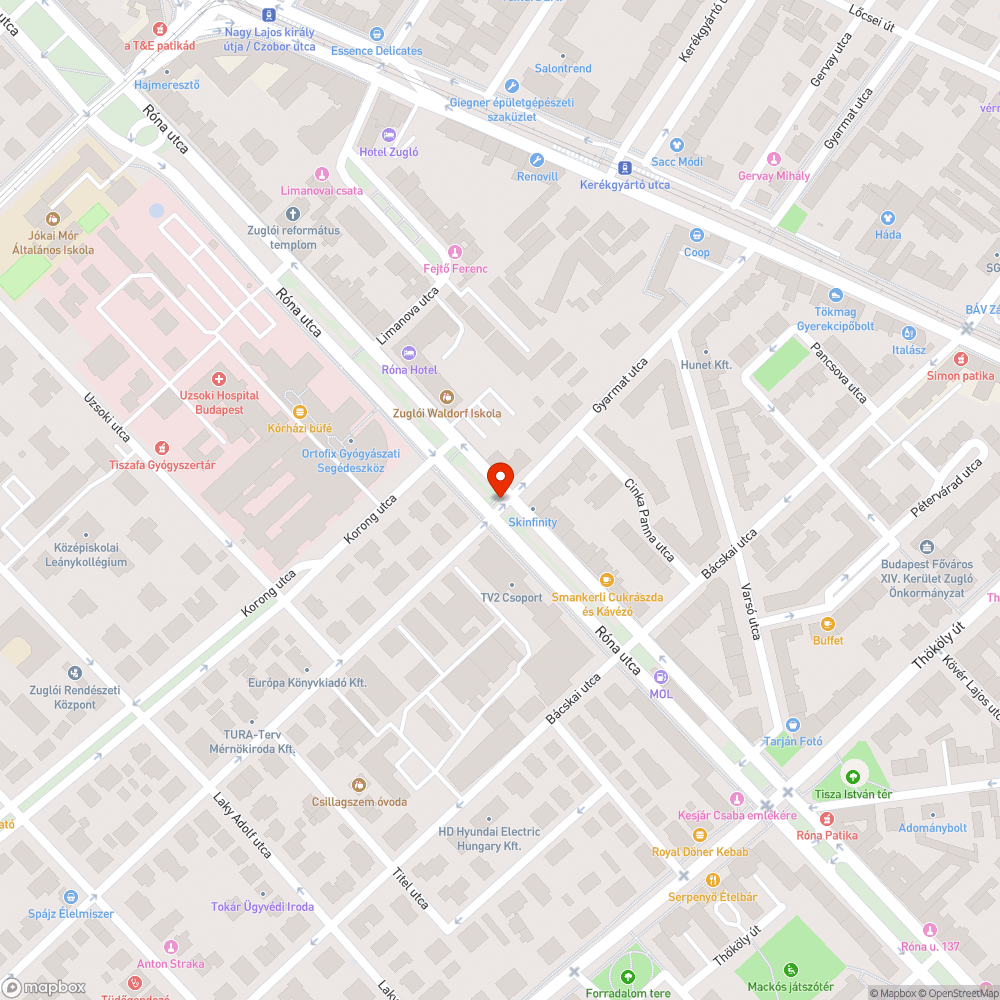 Útburkolati jel hiányos bejelentés helye