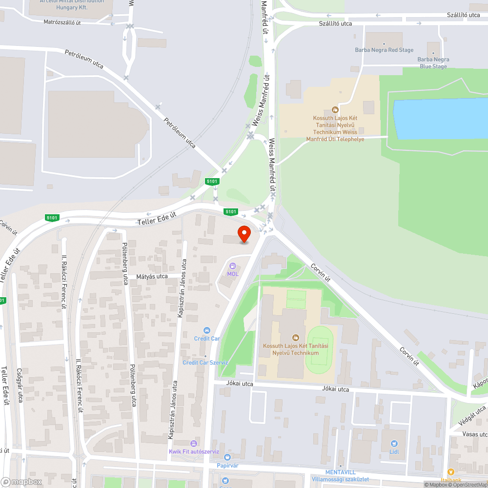 Örökös Zöld az Autóknak? bejelentés helye