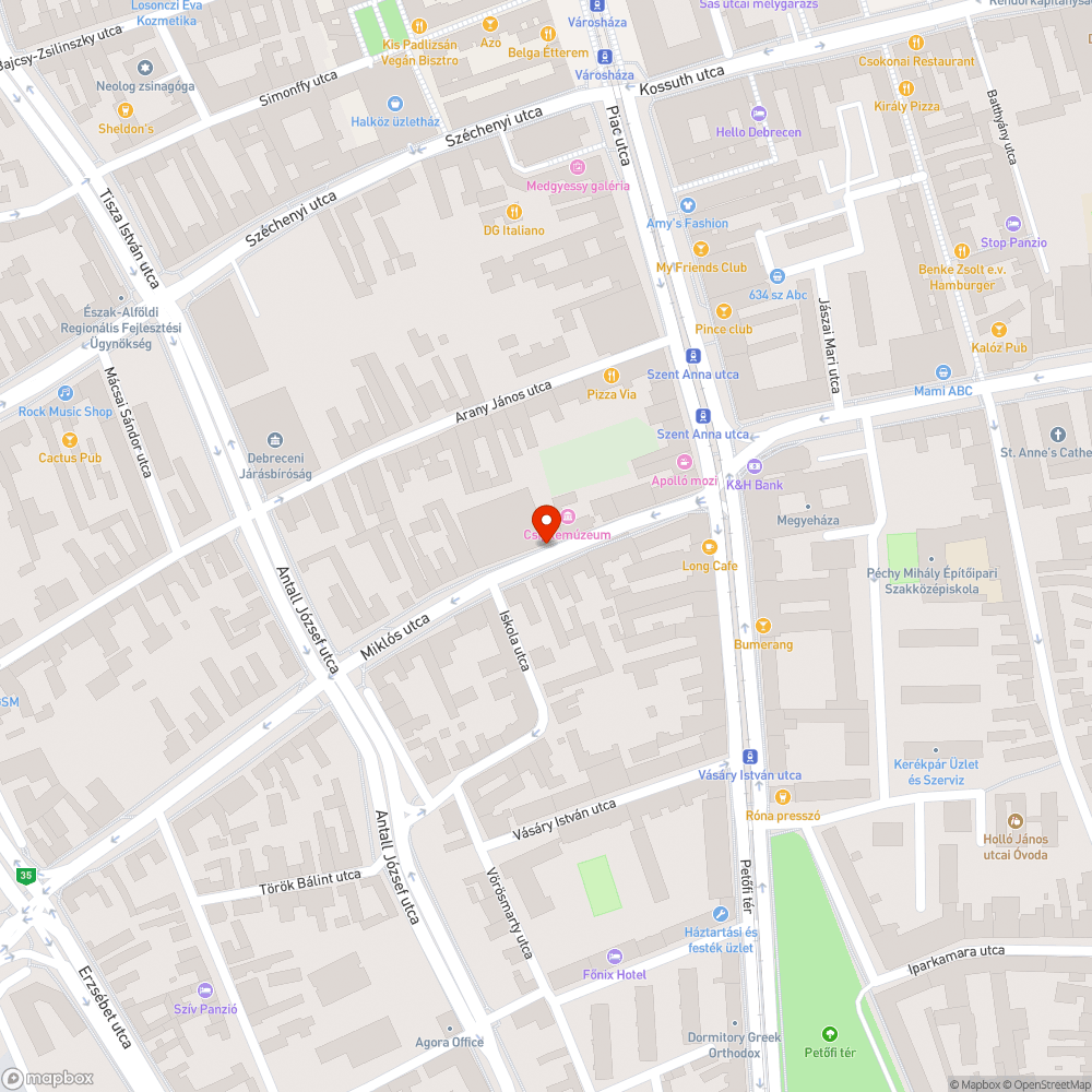 Miklós utca bejelentés helye