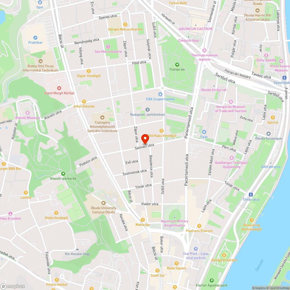 Elhagyott kocsi bejelentés helye