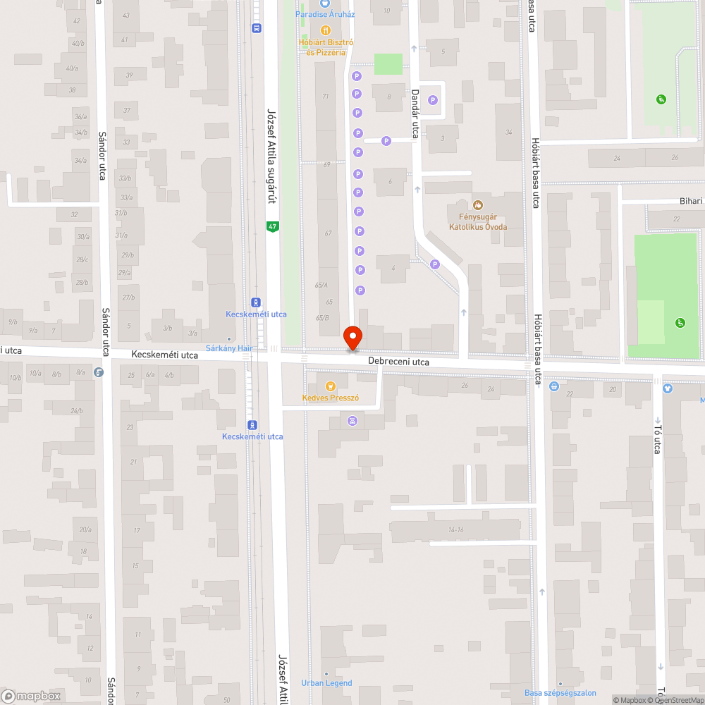 Korhadó tuskók bejelentés helye