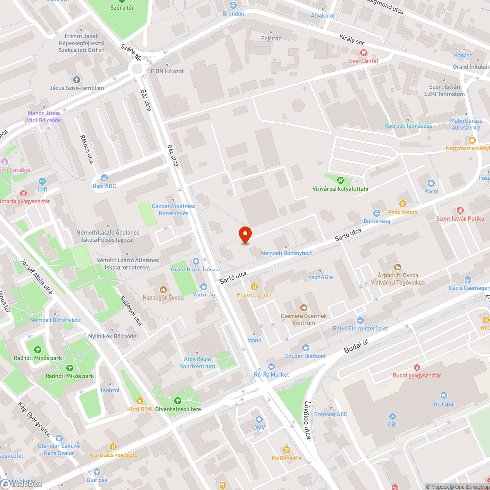 Sarló utca 2 - faágak nemsokára leszakadnak! bejelentés helye