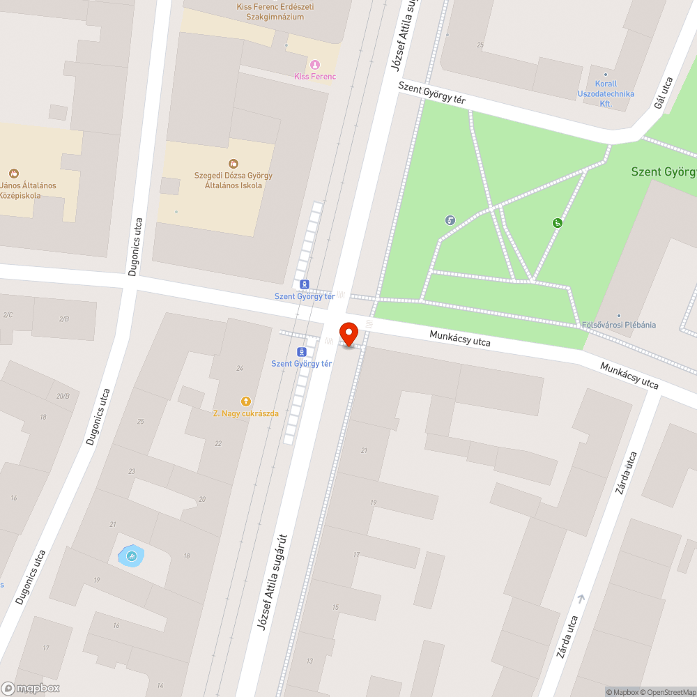 Korhadó tuskó bejelentés helye