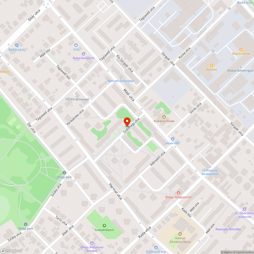 Elhagyott Opel Corsa B bejelentés helye