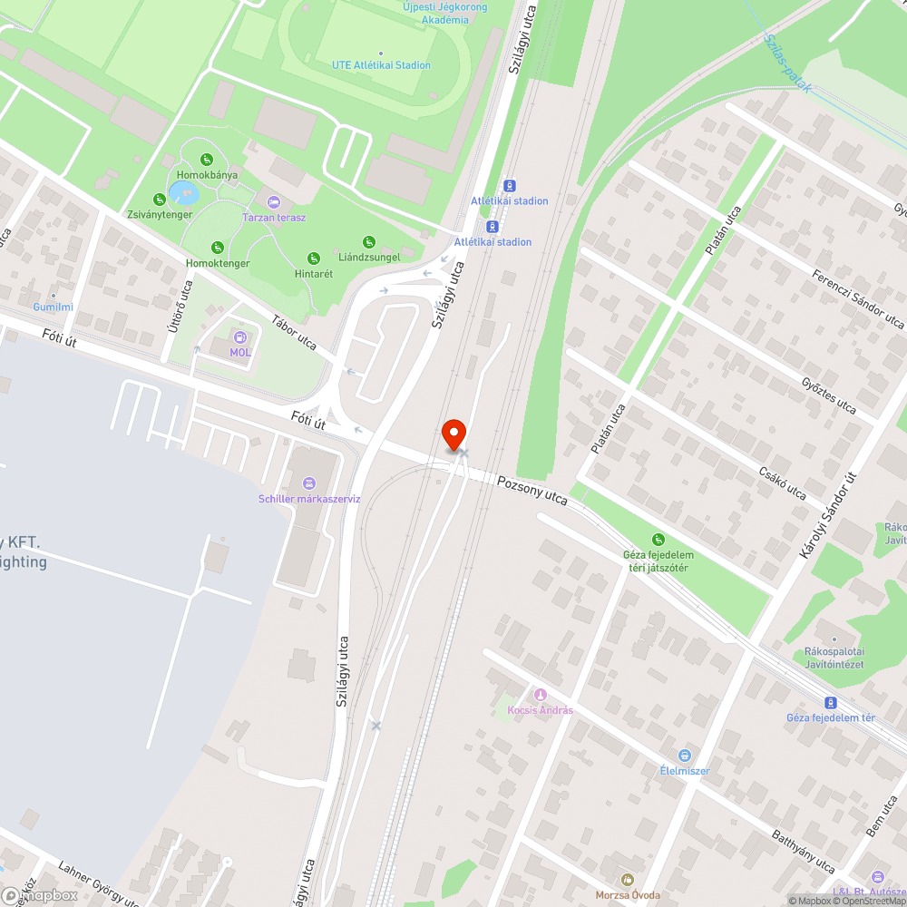 Veszélyes fém lépcső bejelentés helye