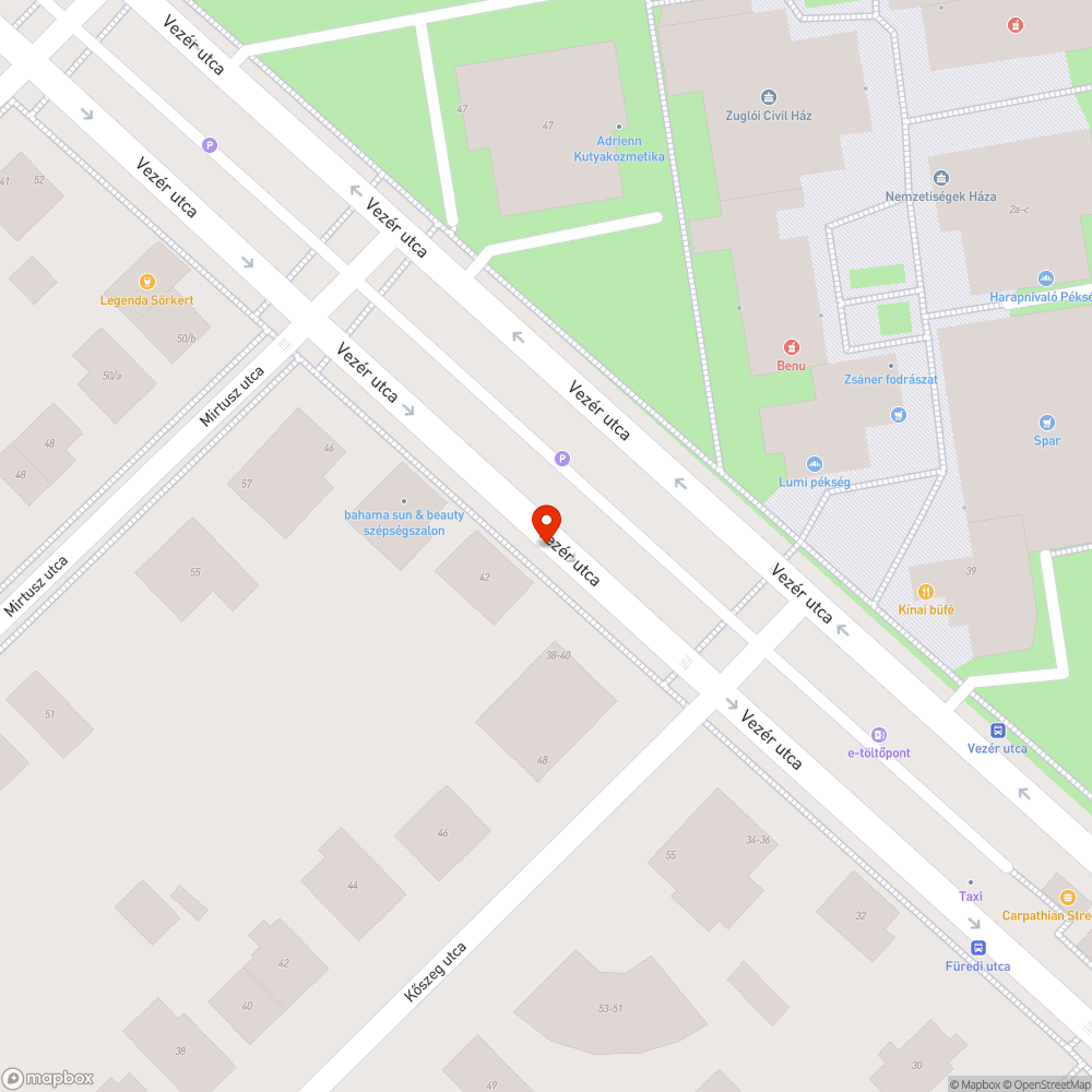 üres fahely bejelentés helye