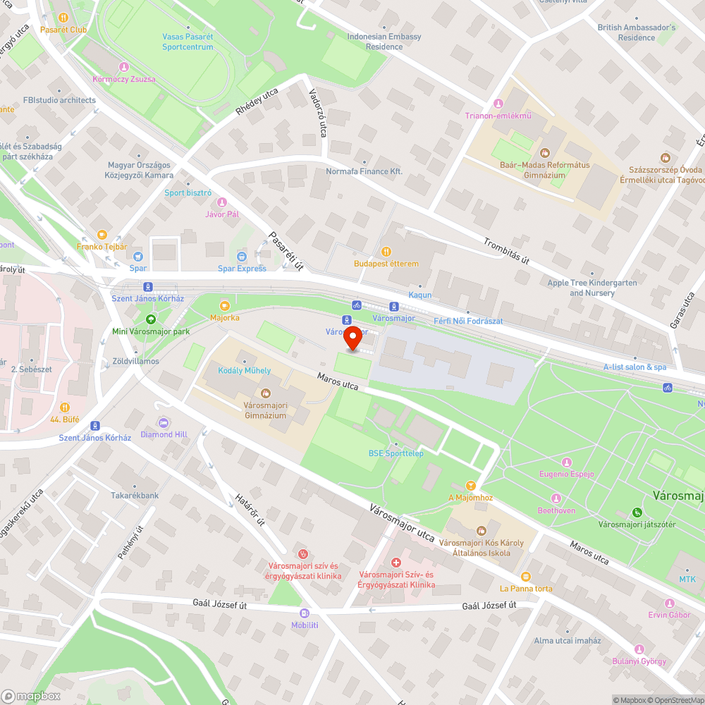 Arculati baki bejelentés helye