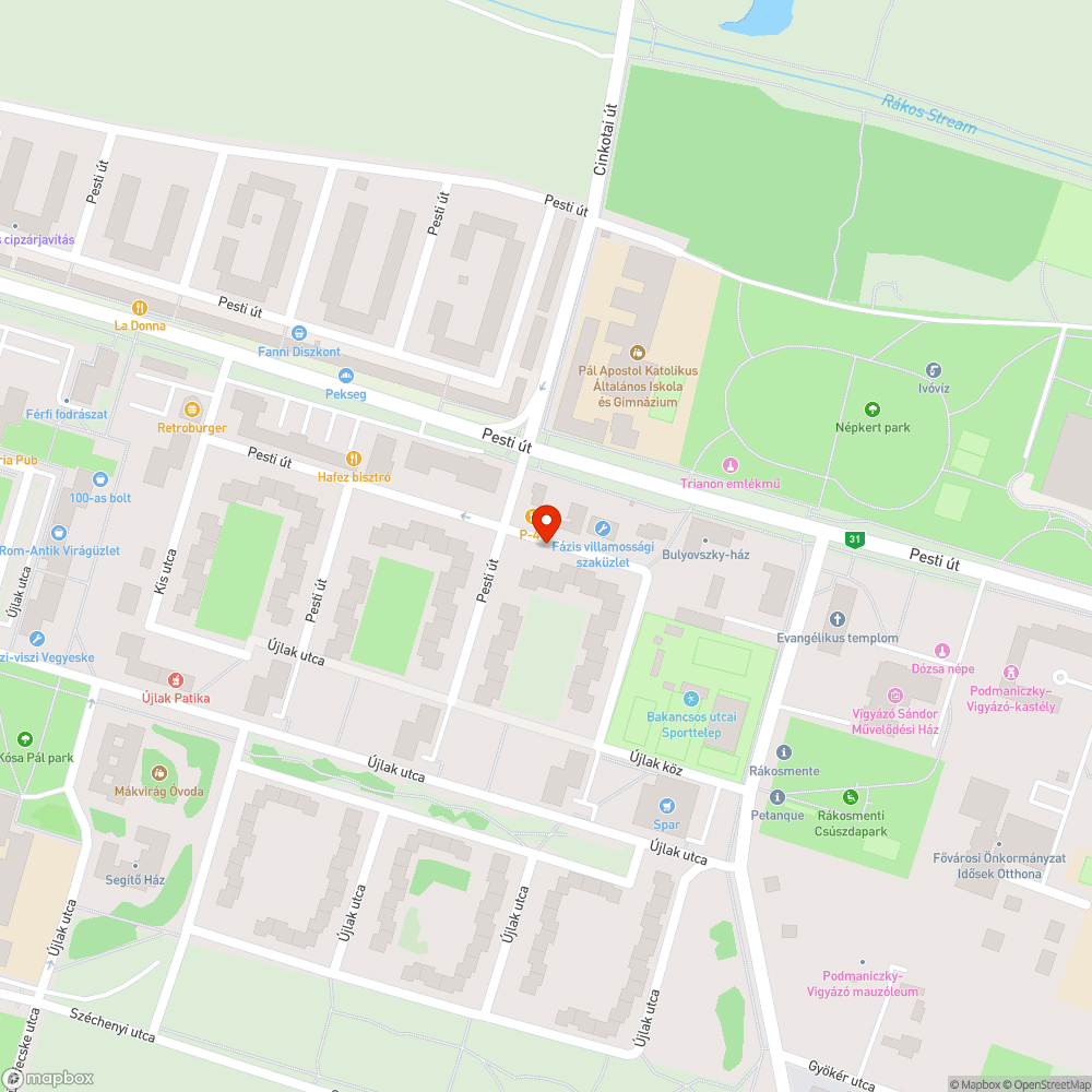 Kiégett bejelentés helye