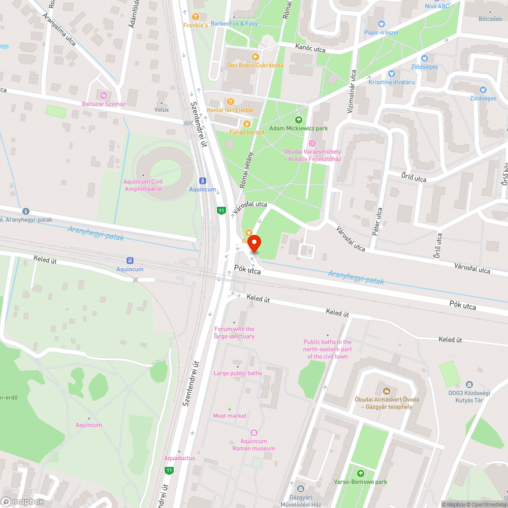 Kopott pad bejelentés helye