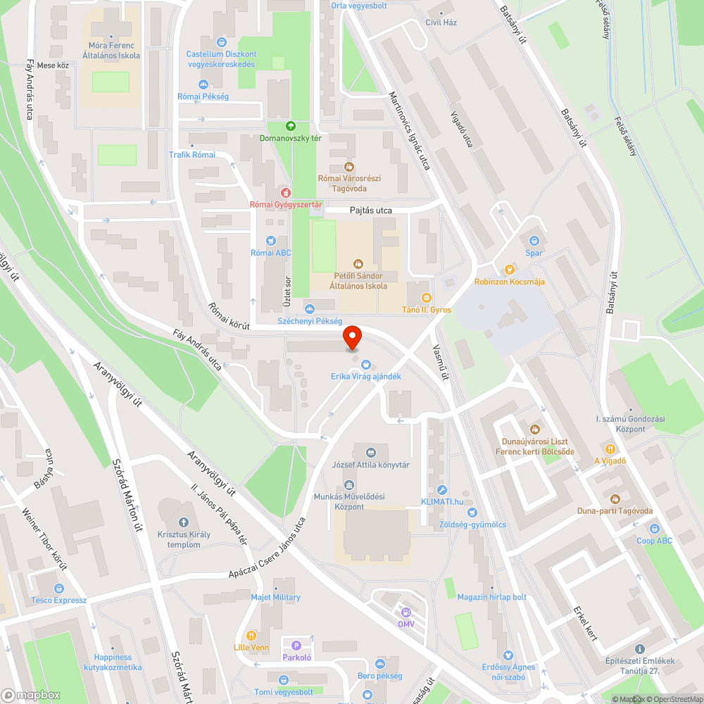 elhagyott autó bejelentés helye