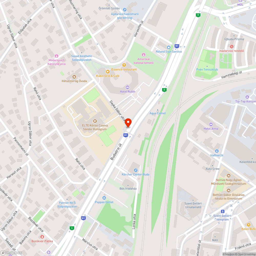 Illegális molinó Dayka Gábor utca bejelentés helye