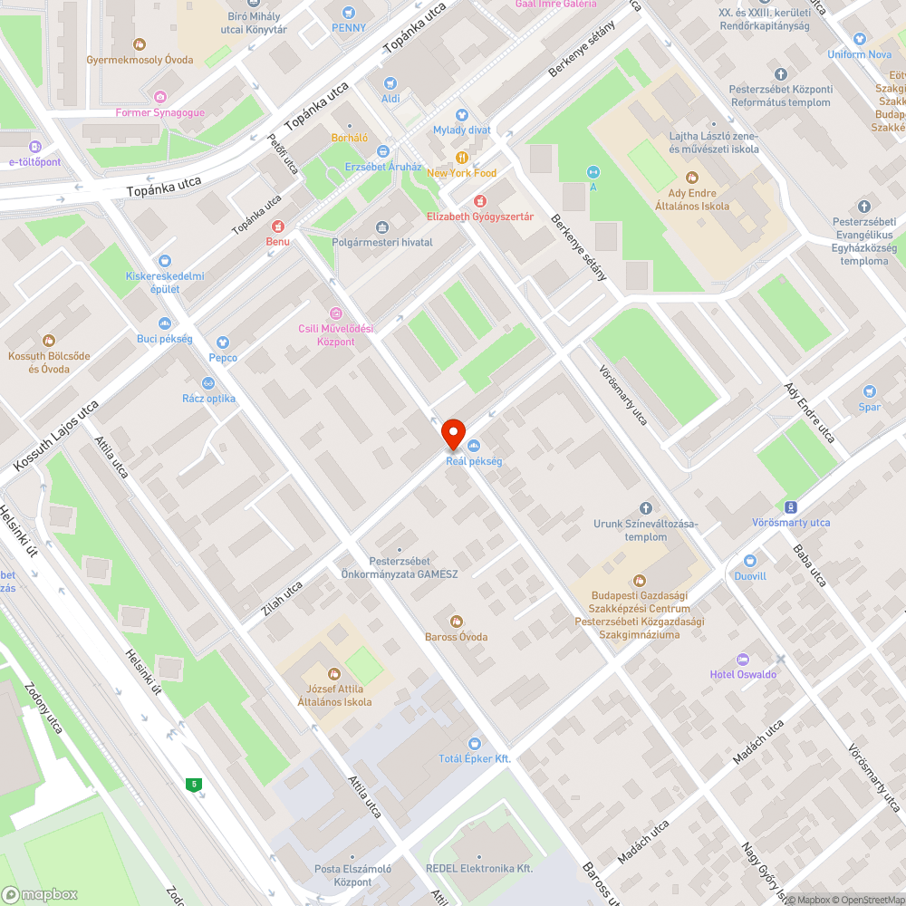 Kidőlt tábla bejelentés helye