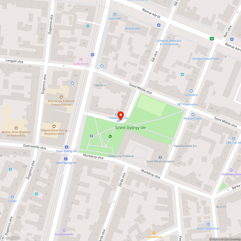 Kivágott fa bejelentés helye