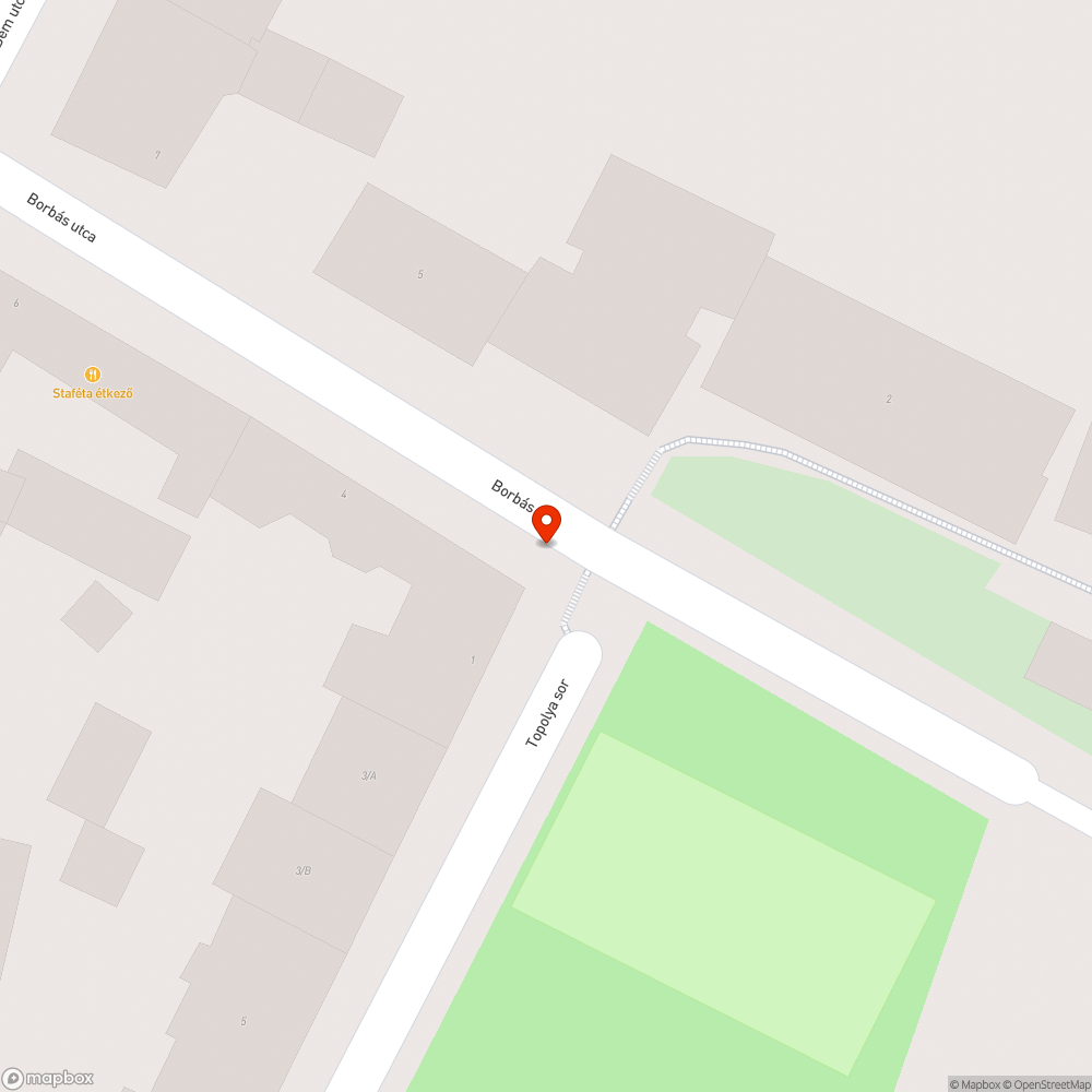 Kiálló vasrúd bejelentés helye