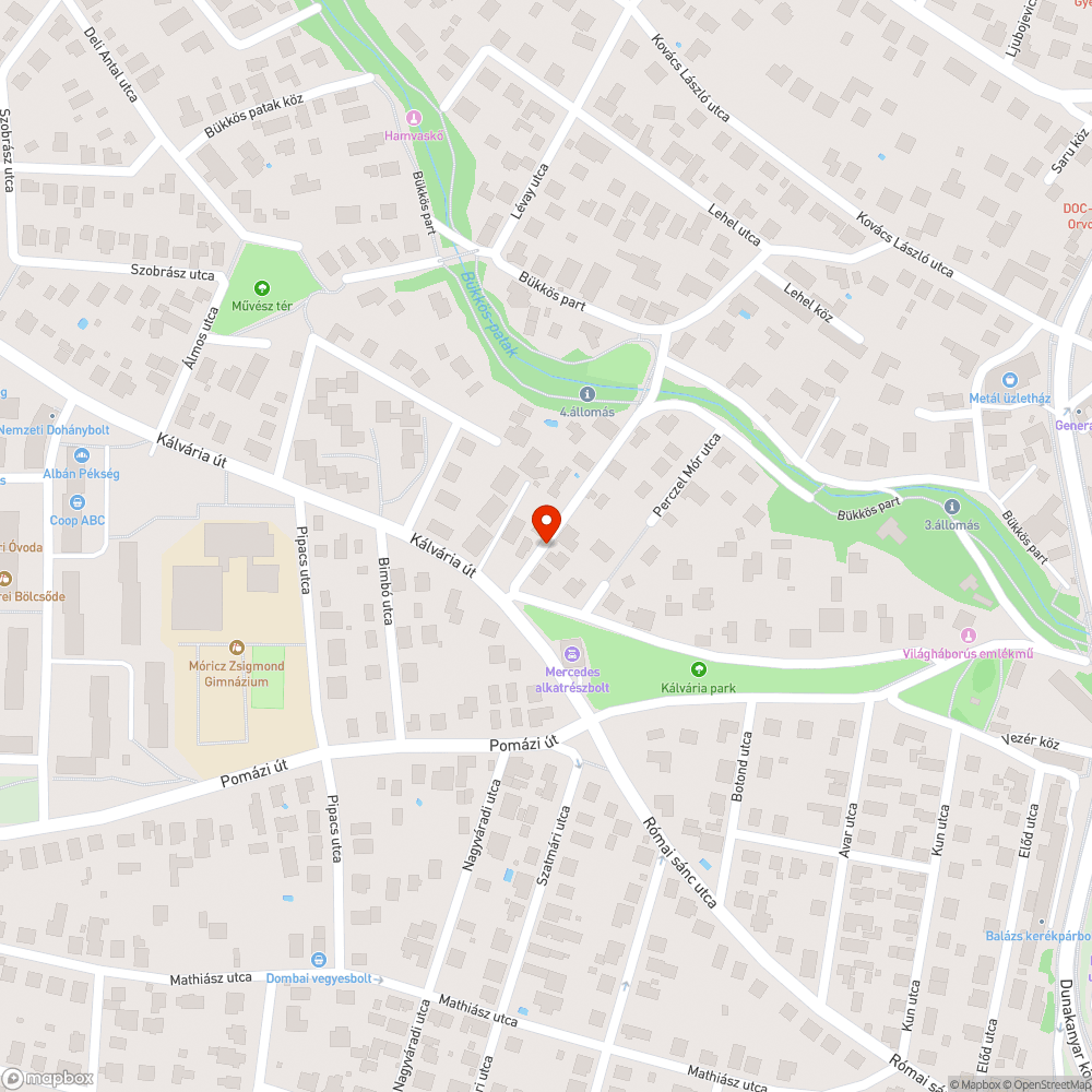 Eltűnt tábla bejelentés helye