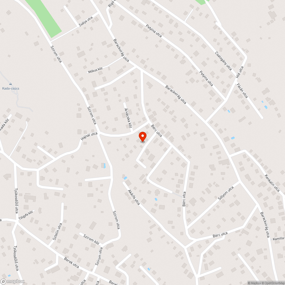 Nem működő közvilágítás, sötét, balesetveszélyes utcaszakasz bejelentés helye