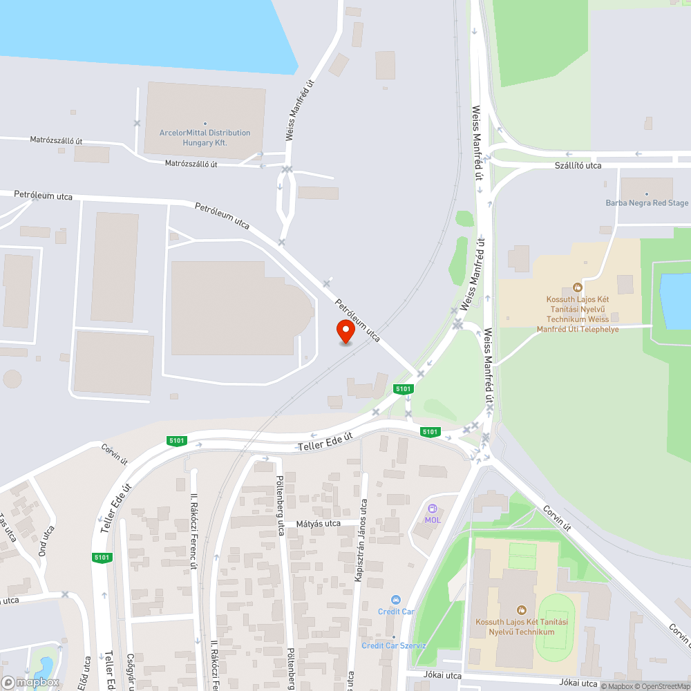 Csepelen évek óta elhanyagolt járda a Teller Ede út mentén bejelentés helye