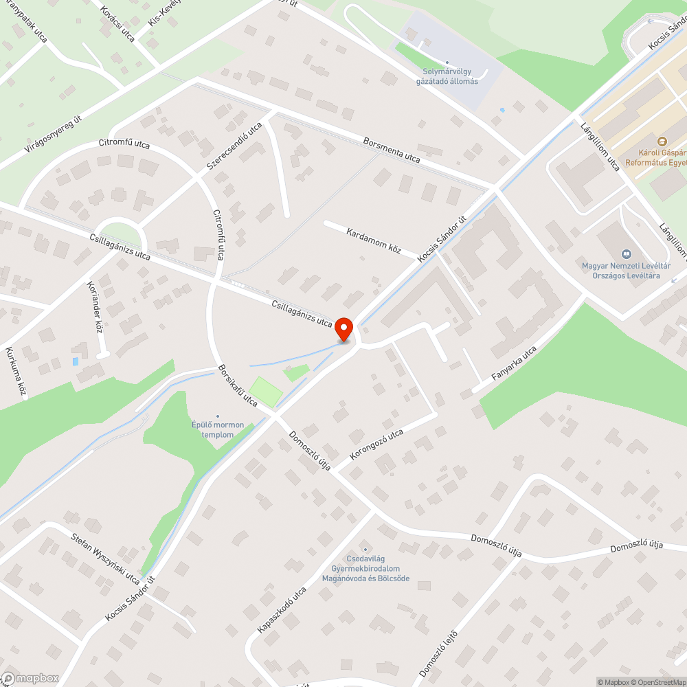 Teli szemetes bejelentés helye