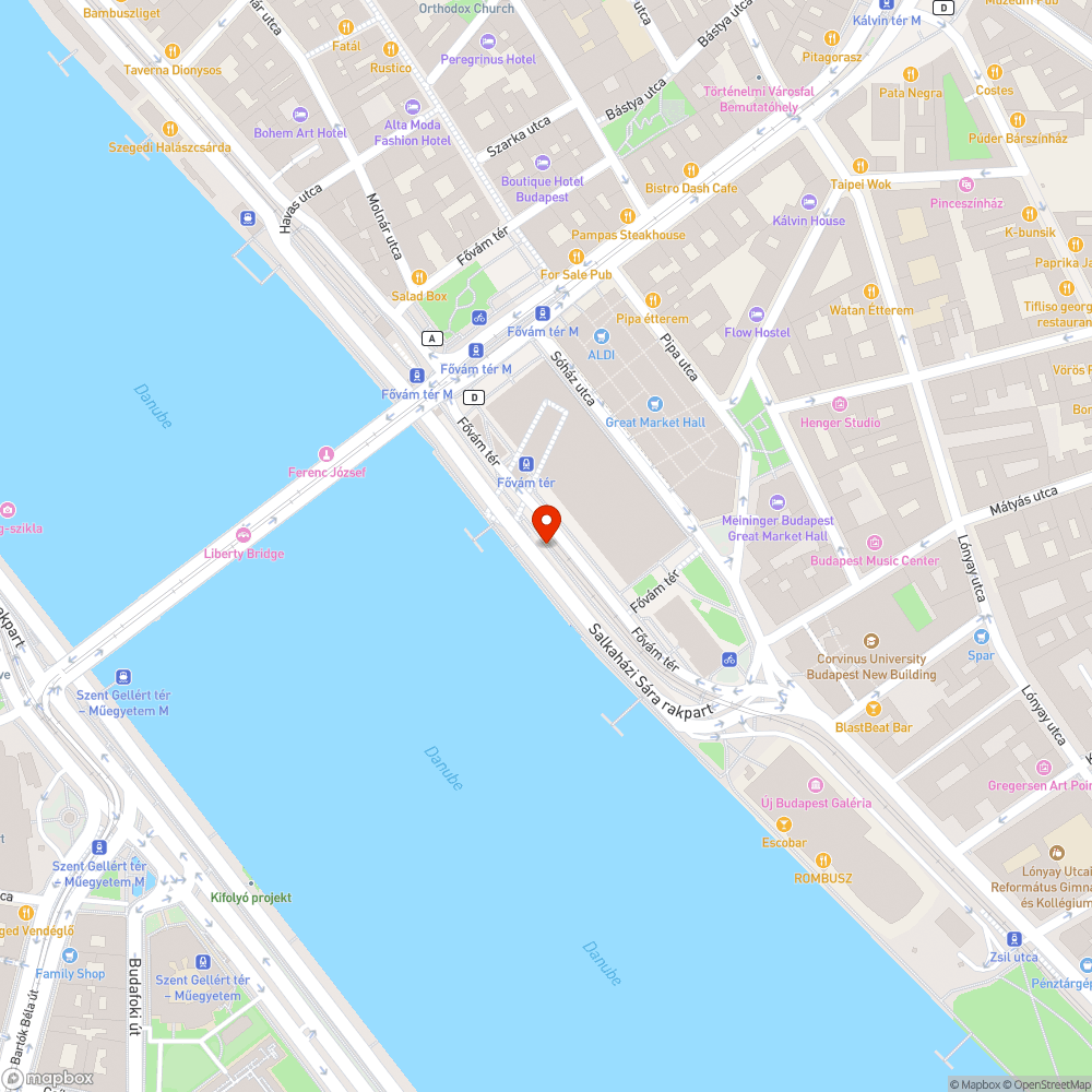 Graffitik a Corvinus előtt bejelentés helye