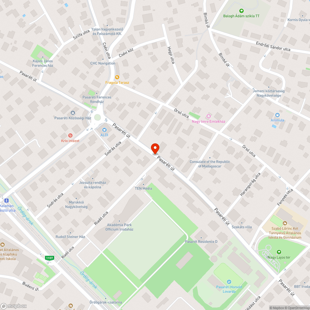 Kiégett bejelentés helye