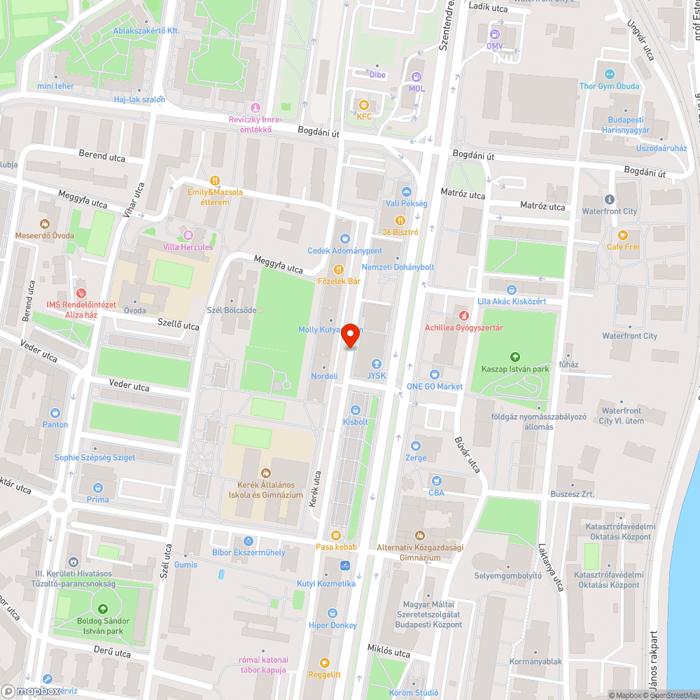 Áll a kosz az utcán bejelentés helye