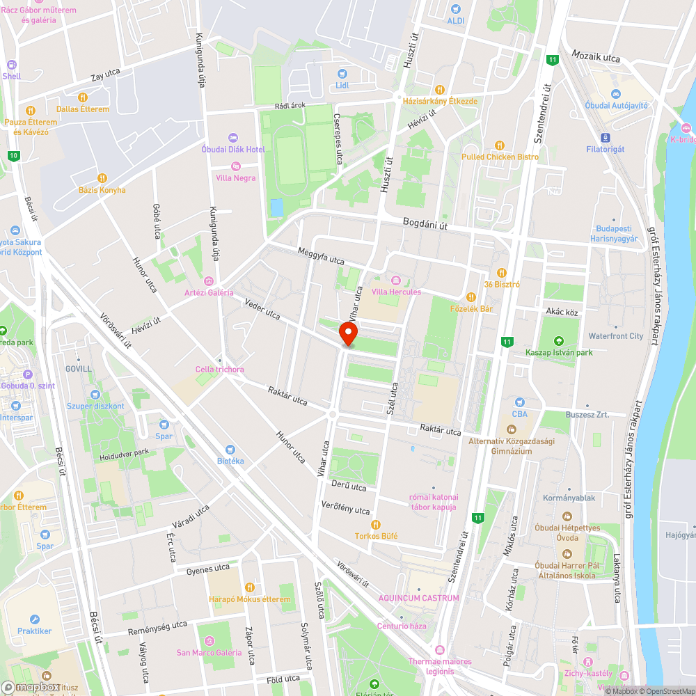 Kátyú a Vihar utcában bejelentés helye