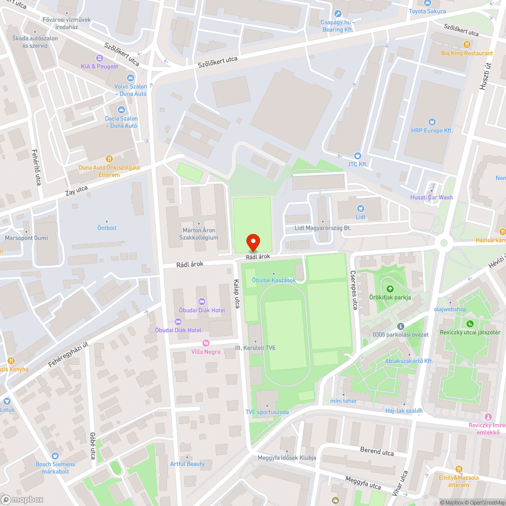 Elhagyott villanyoszlop bejelentés helye