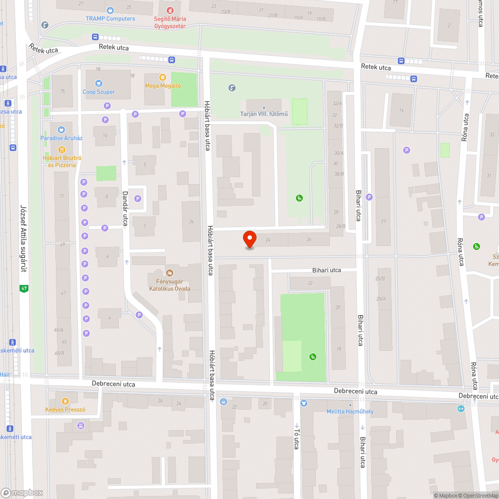 Korhadó tuskók bejelentés helye