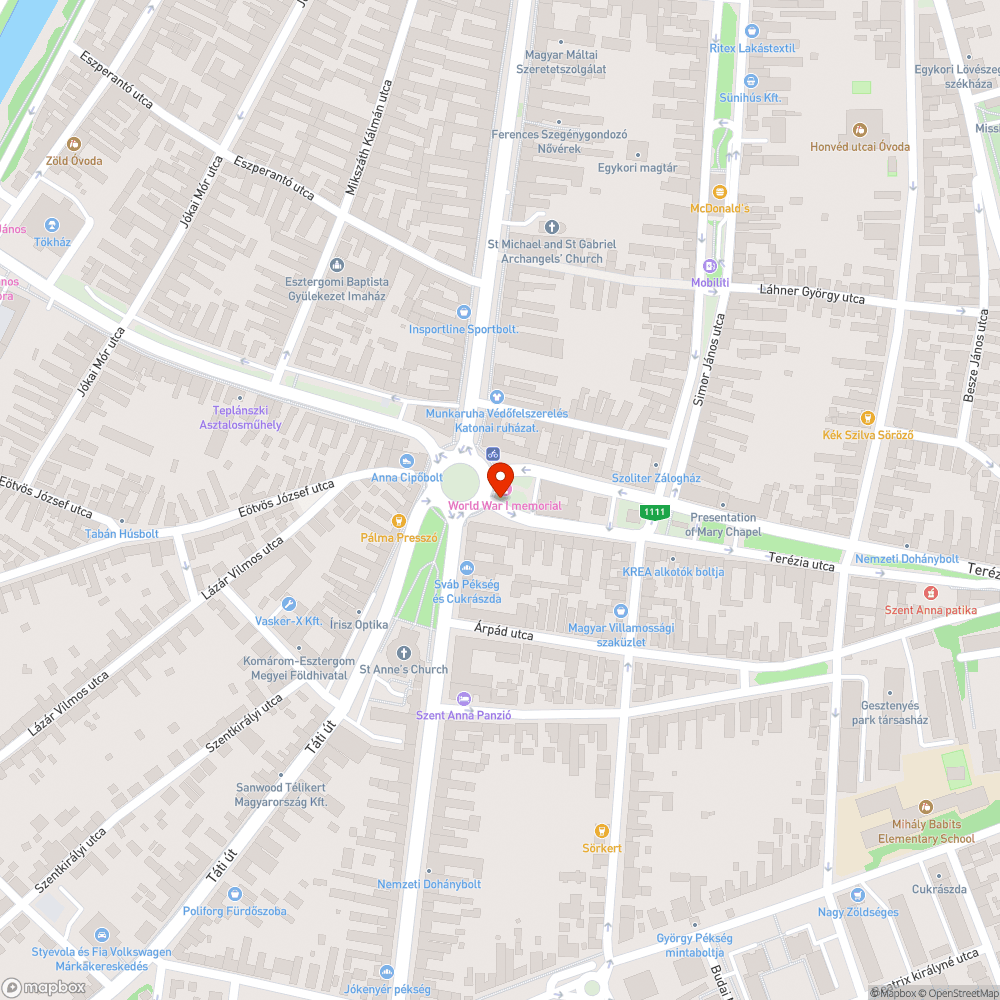 Elhagyott autó bejelentés helye