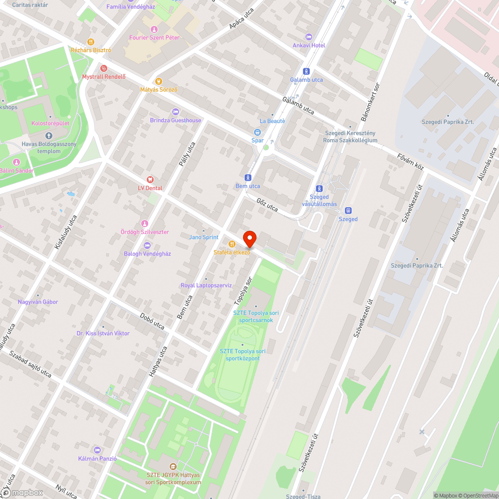 Korhadó, bogaras tuskó bejelentés helye