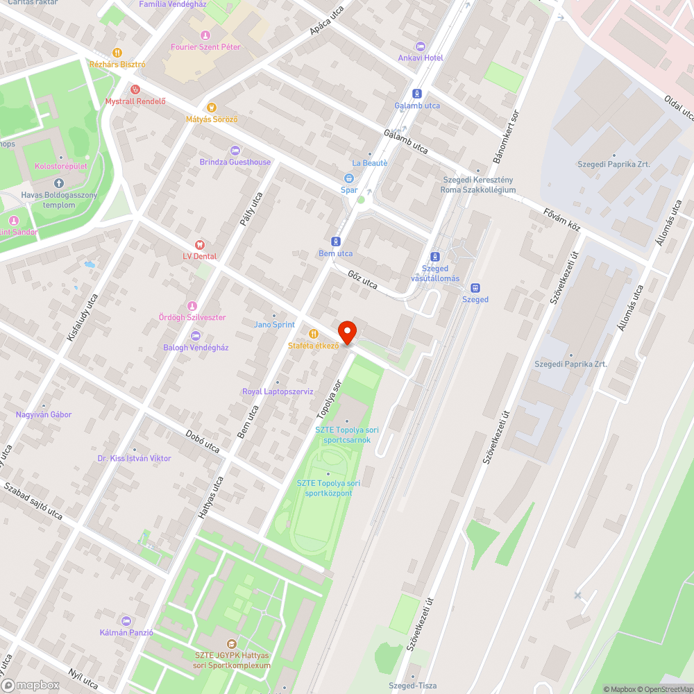 Folyamatosan lezúduló föld bejelentés helye