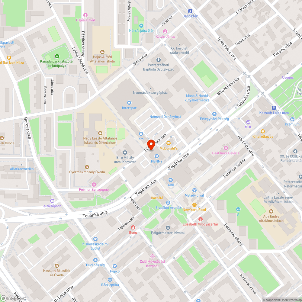 Ott hagyott roncs bejelentés helye