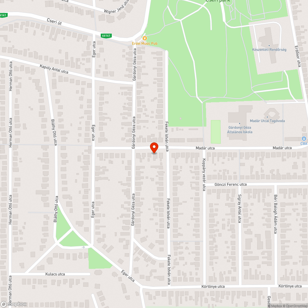 Padka bejelentés helye