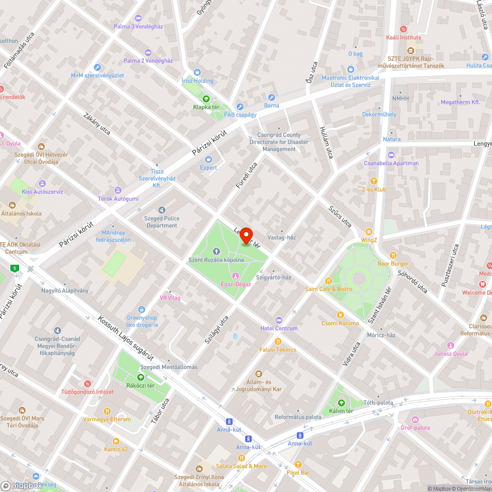 Korhadó tuskó bejelentés helye