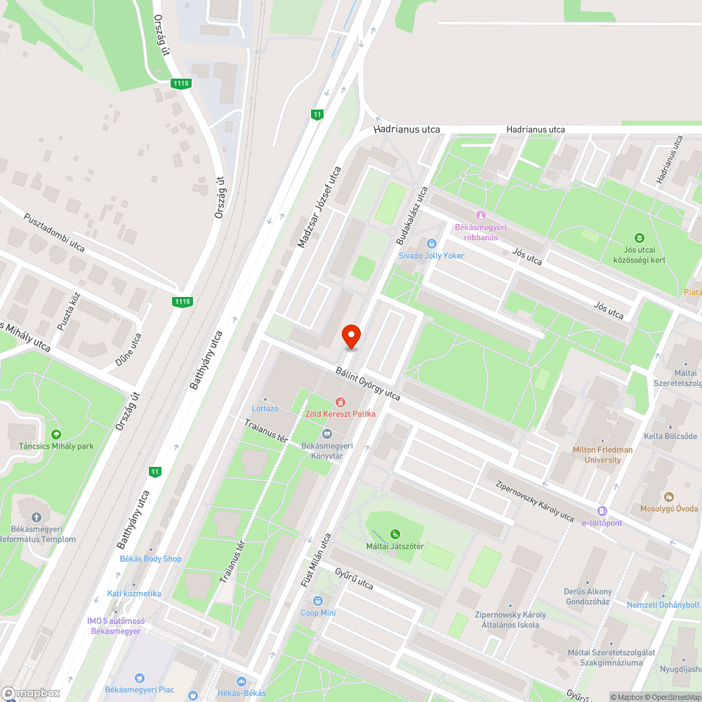 Sötét útszakasz bejelentés helye