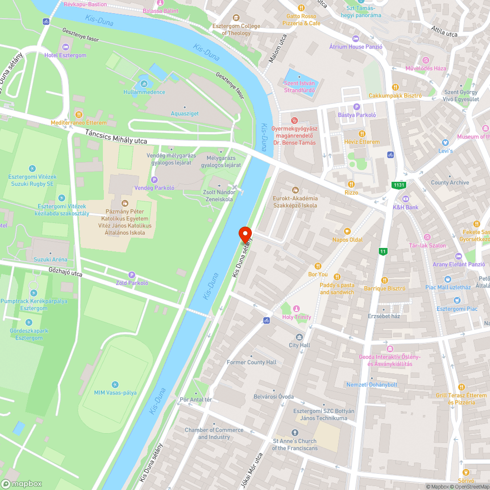 Eltömődött víznyelő bejelentés helye